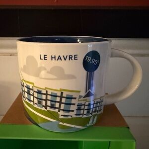 Starbucks Le Havre 14oz Mug.  Brand new unused w/SKU